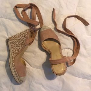 Ivanka Trump Tan Wedges